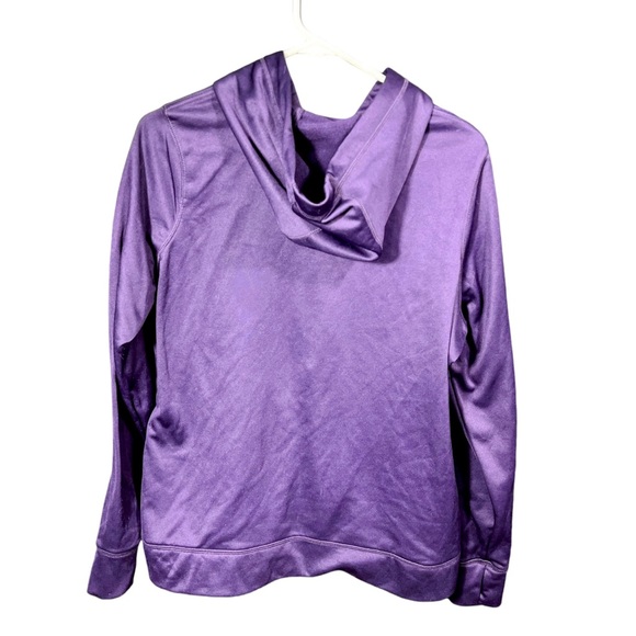 Plum purple hooded sweater size large - Picture 2 of 3